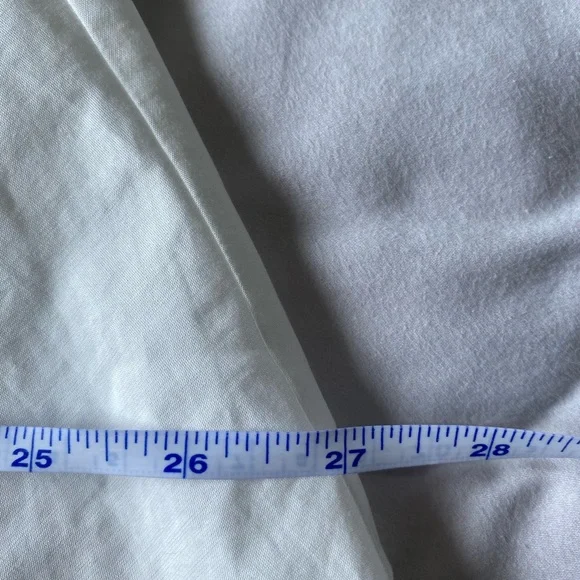 Anthropologie Ruffled V-Neck White Mini Dress size XS *NWT* - Picture 11 of 13